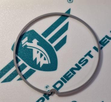 Scheinwerfer-Dichtungsring für 130mm Scheinwerfer (grau, TPU Vollmaterial) 510-16.903